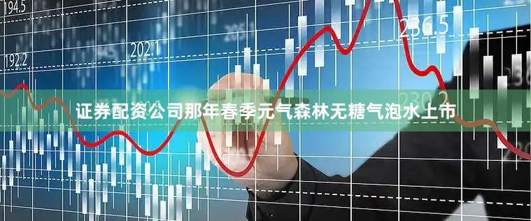 证券配资公司那年春季元气森林无糖气泡水上市