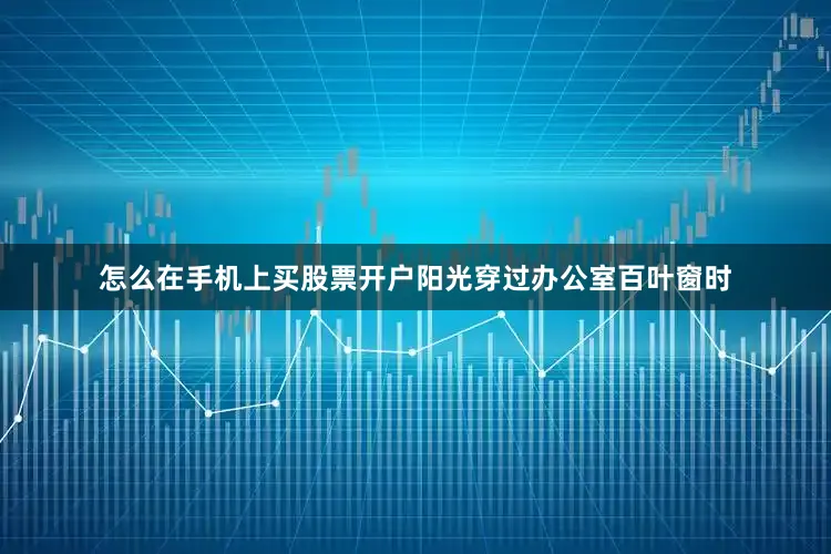 怎么在手机上买股票开户阳光穿过办公室百叶窗时